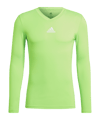adidas Team Base Top langarm Grün - gruen