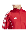 adidas Tiro 24 Trainingsjacke Rot Weiss | - rot