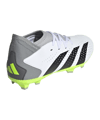 adidas Predator Accuracy.3 FG Crazyrush Kids Weiss Schwarz Gelb - weiss
