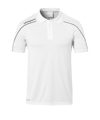 Uhlsport Stream 22 Poloshirt Weiss Schwarz F02 - weiss
