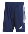 adidas Tiro 23 Short Dunkelblau Weiss - blau