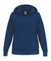 Erima TS Kapuzenjacke Damen Blau | - blau