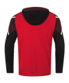JAKO Performance Kapuzenjacke Rot F101 - rot