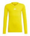 adidas Team Base Top langarm Kids Gelb