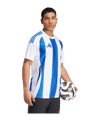 adidas Striped 24 Trikot Weiss Blau - weiss