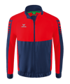 Erima Six Wings Präsentationsjacke Blau Rot - blau