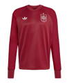 adidas FEF Spanien Prematch Sweatshirt WM 2026 Rot - rot