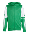 adidas Squadra 25 Kapuzenjacke Kids Grün - gruen