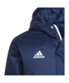 adidas Entrada 22 Stadium Winterjacke Kids Blau - blau
