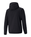 PUMA teamRISE Allwetterjacke Schwarz Weiss F03 - schwarz