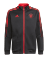 adidas Manchester United Jacke Kids Schwarz - schwarz