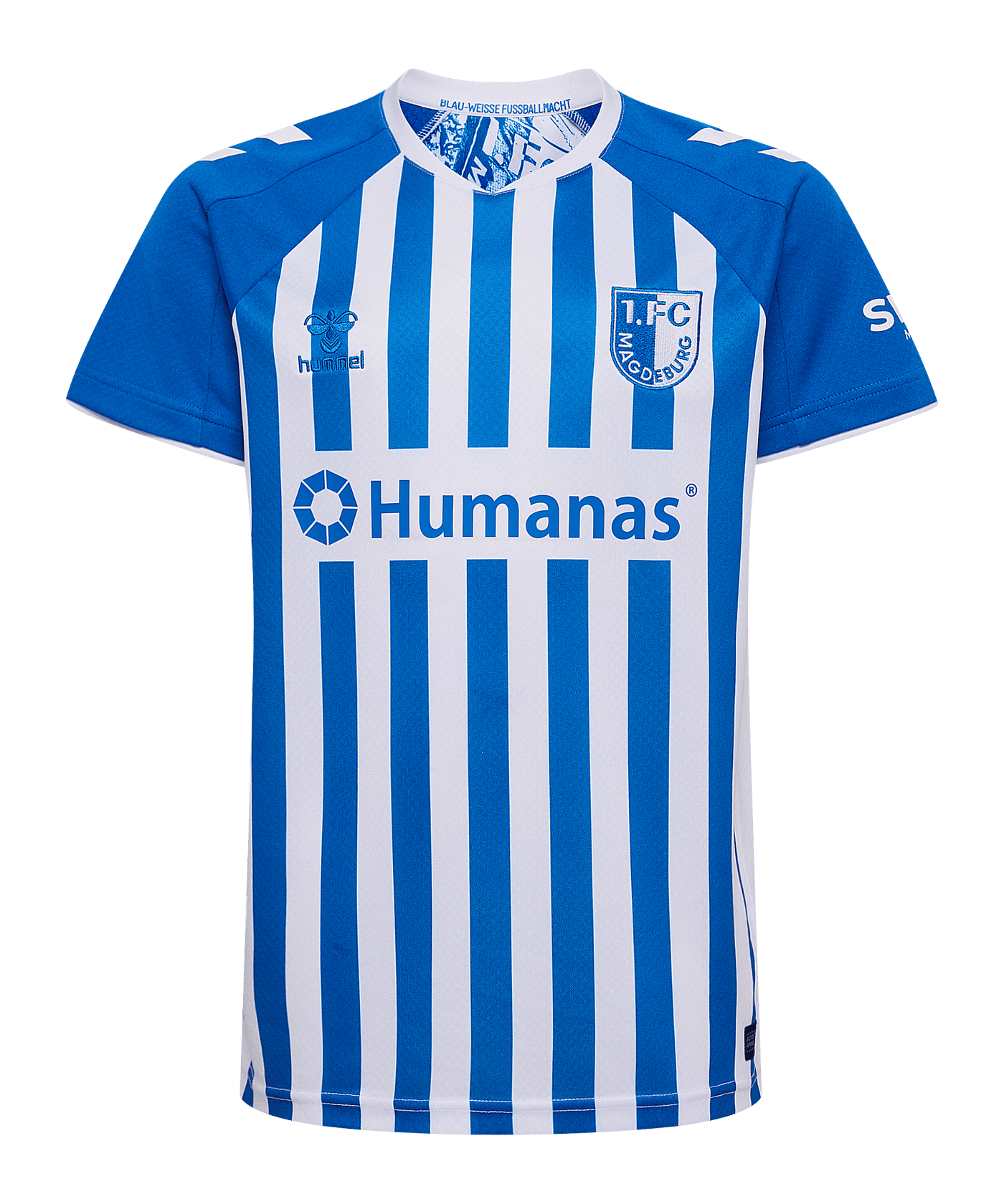 hummel 1. FC Magdeburg Trikot Home 2026/2027 Kids Blau F7251 - blau
