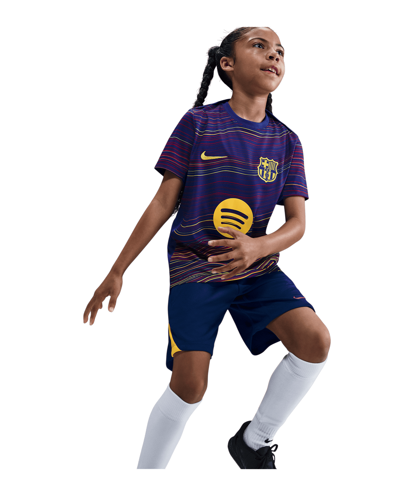 Nike FC Barcelona Prematch Short Home 2025/2026 Kids Blau F456 - blau