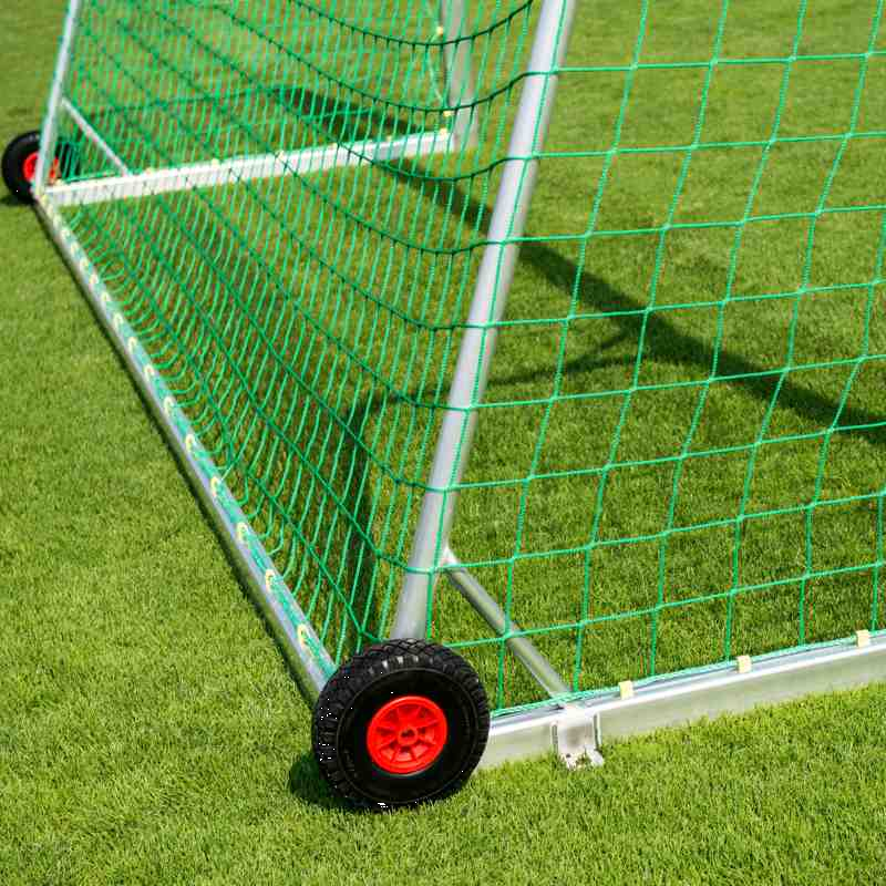 Jugendtore Eco 5x2m vollverschweißt mit Rollen | - silber