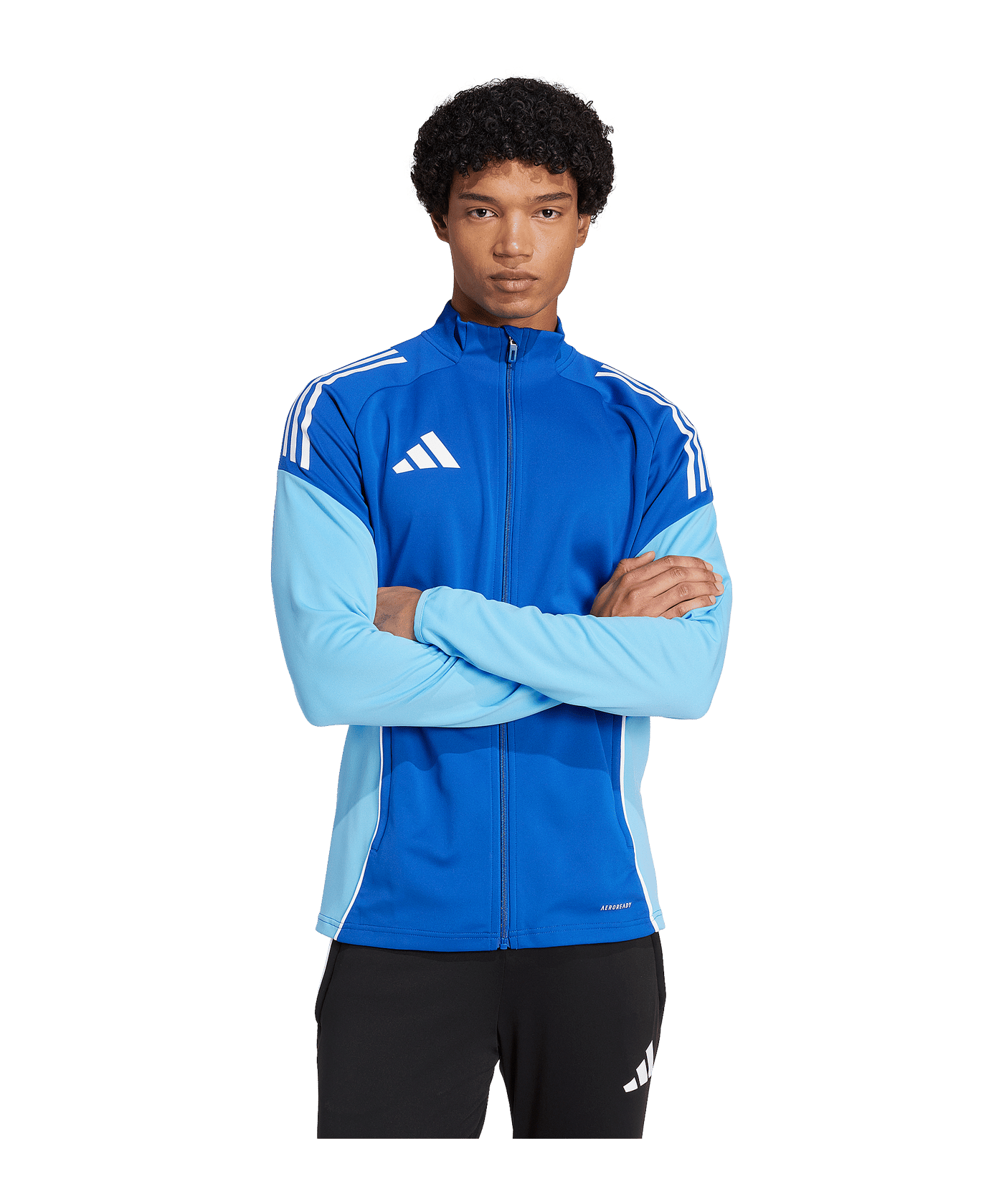 adidas Tiro 25 Competition Trainingsjacke Blau | - blau