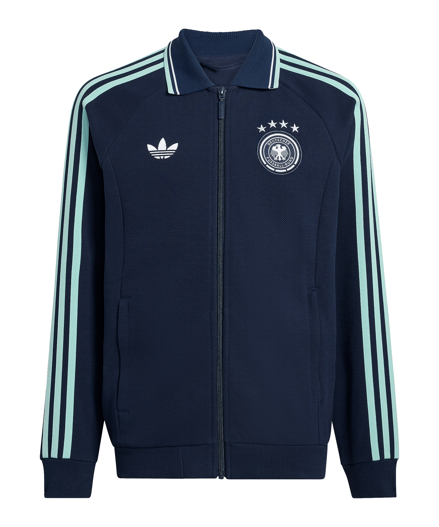 adidas Originals DFB Deutschland Anthem Jacke Kids Blau - blau