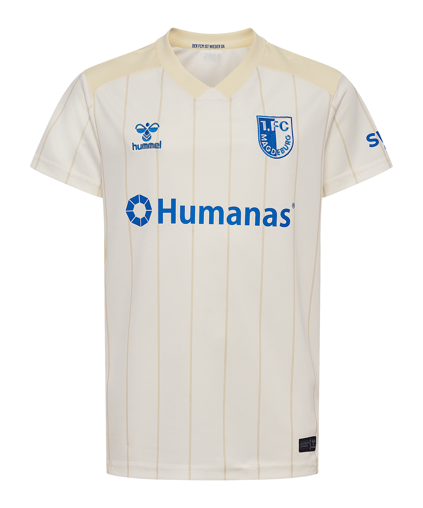 Hummel 1. FC Magdeburg Trikot Away 2025/2026 Kids Beige F9806 - beige