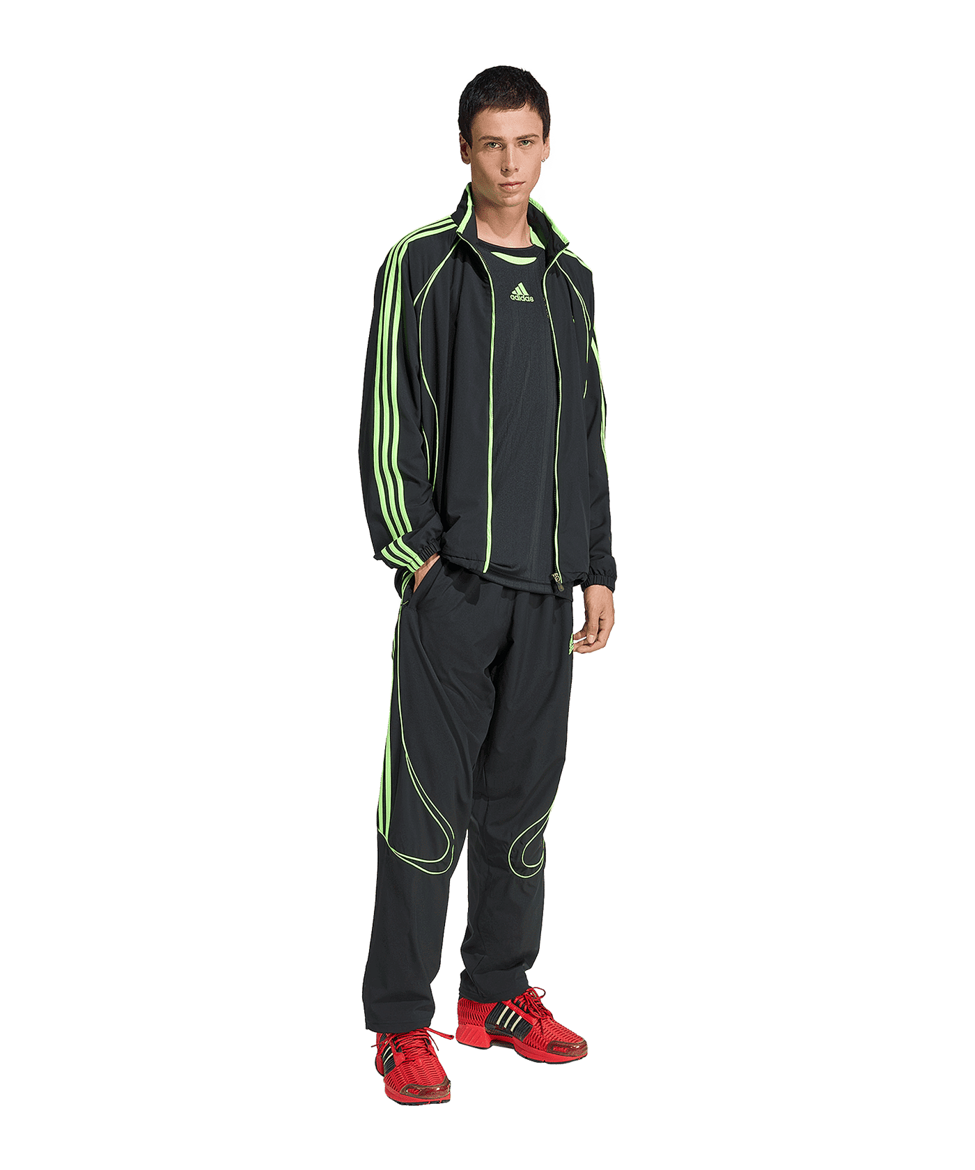 adidas Teamgeist T-Shirt Schwarz - schwarz