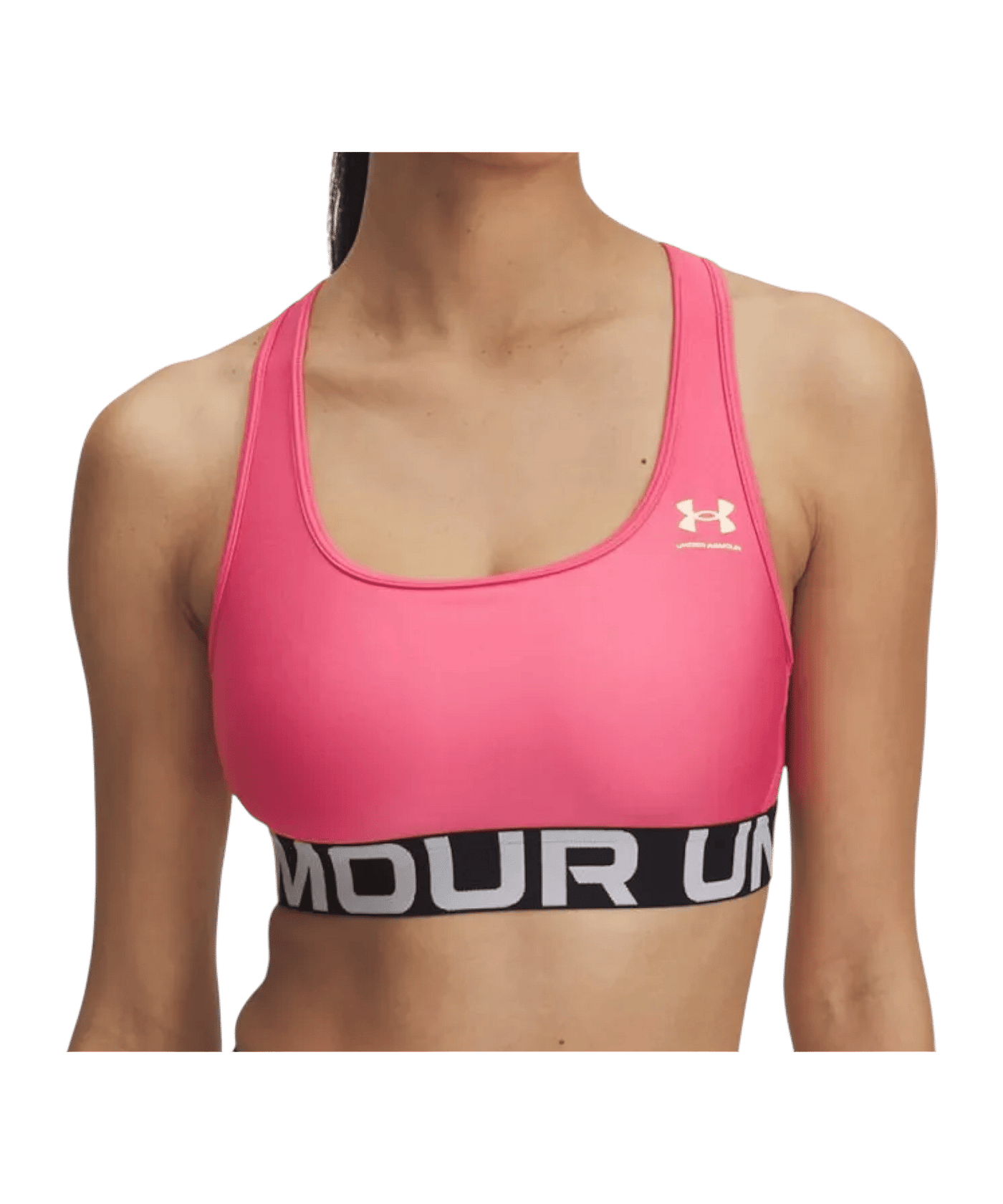 Under Armour HG Mid Sport-BH Damen Rosa F672 - rosa