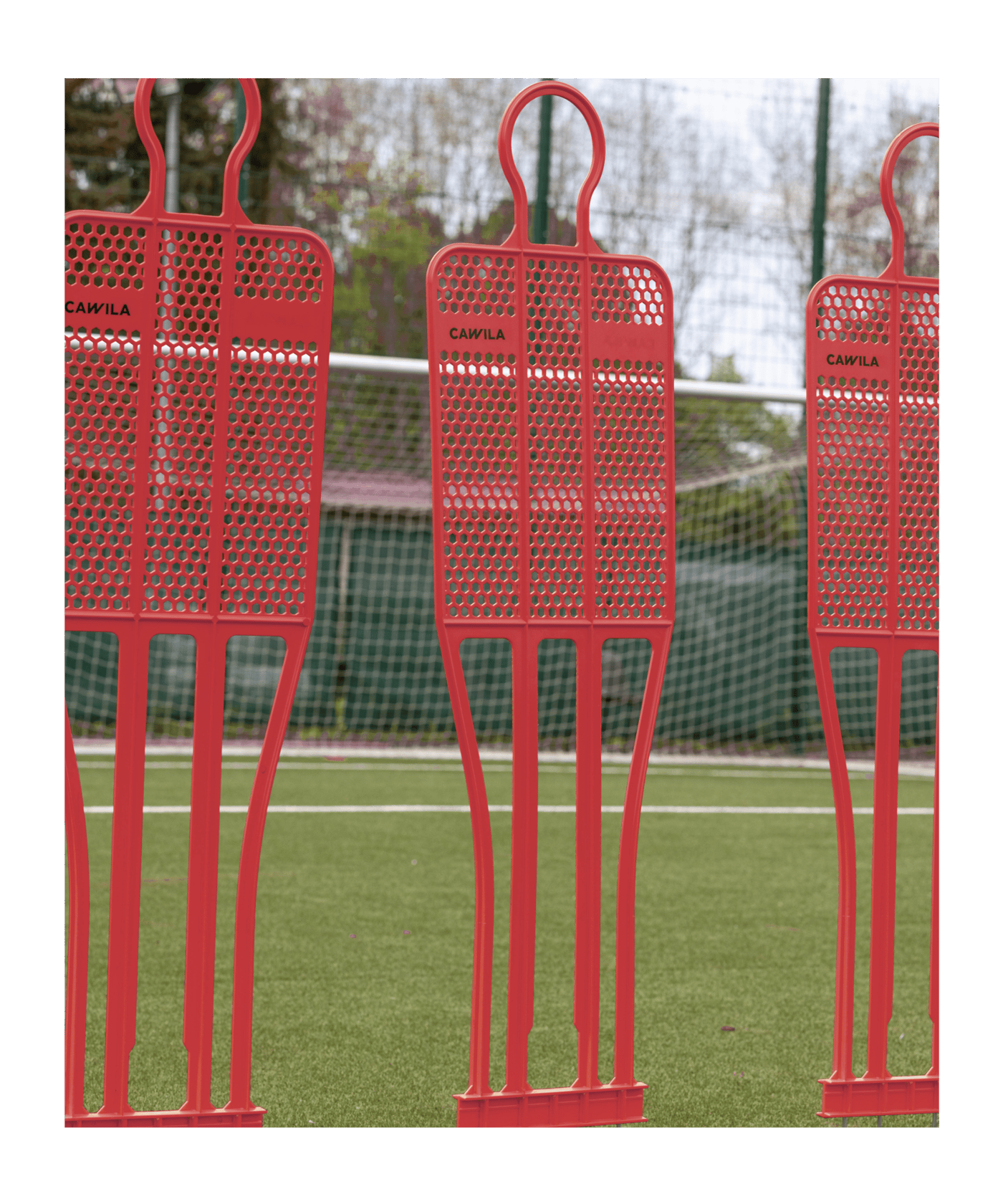 Cawila Trainingsdummy LIGA 180cm Rot | | Freistoßdummy aus sehr robustem Kunststoff - rot