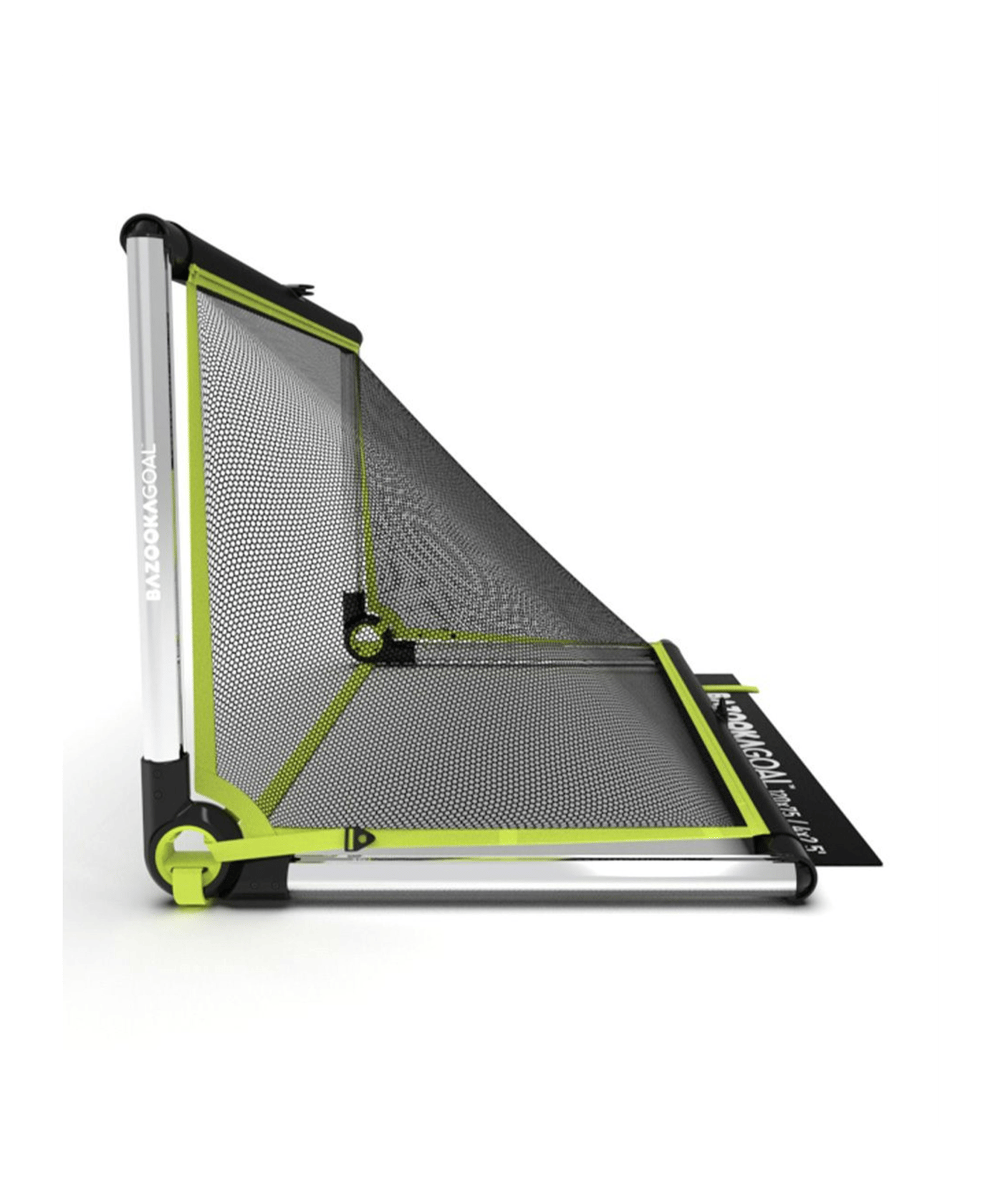 Bazookagoal ALUMINIUM Teleskoptor | 120x75 cm | Schwarz - schwarz