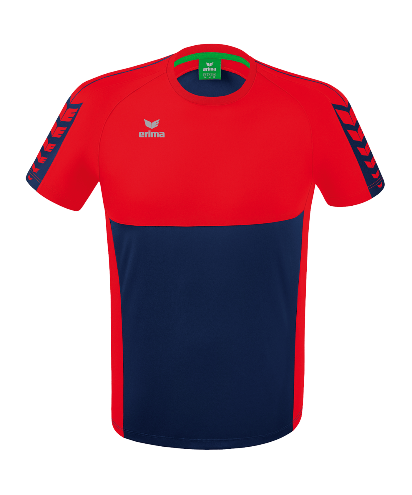 Erima Six Wings T-Shirt Kids Dunkelblau Rot - blau