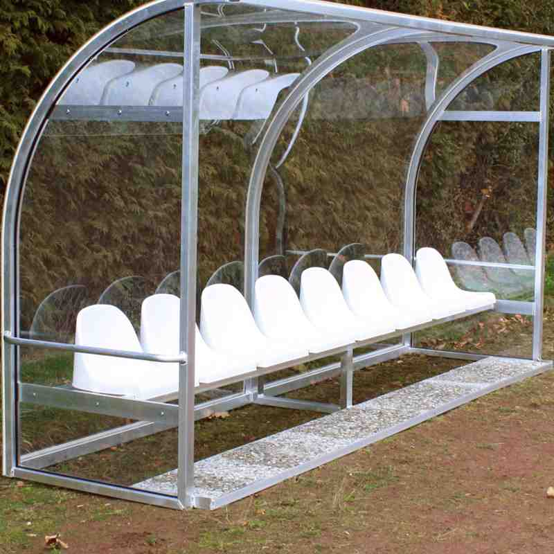 Kippsicherung für Spielerkabinen