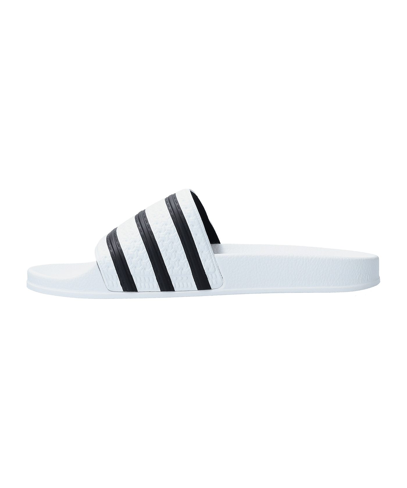 adidas Originals Adilette Weiss Schwarz - weiss