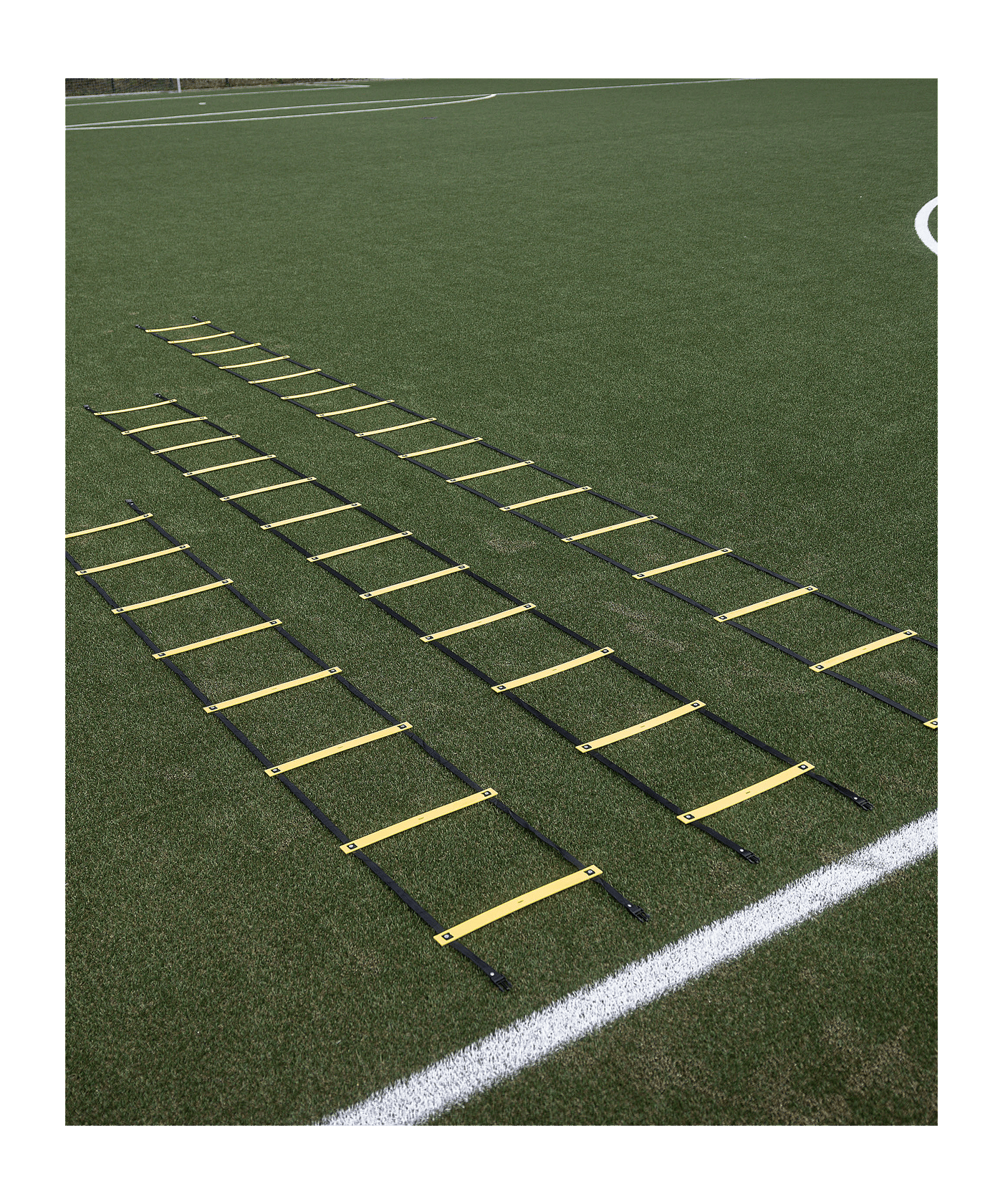 Cawila ACADEMY Koordinationsleiter 6m inkl. Tasche | fixierte Sprossen ohne Verrutschen - gelb