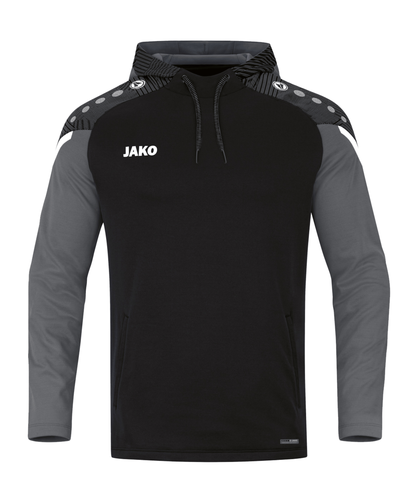 JAKO Performance Hoody Schwarz Grau F804 - schwarz