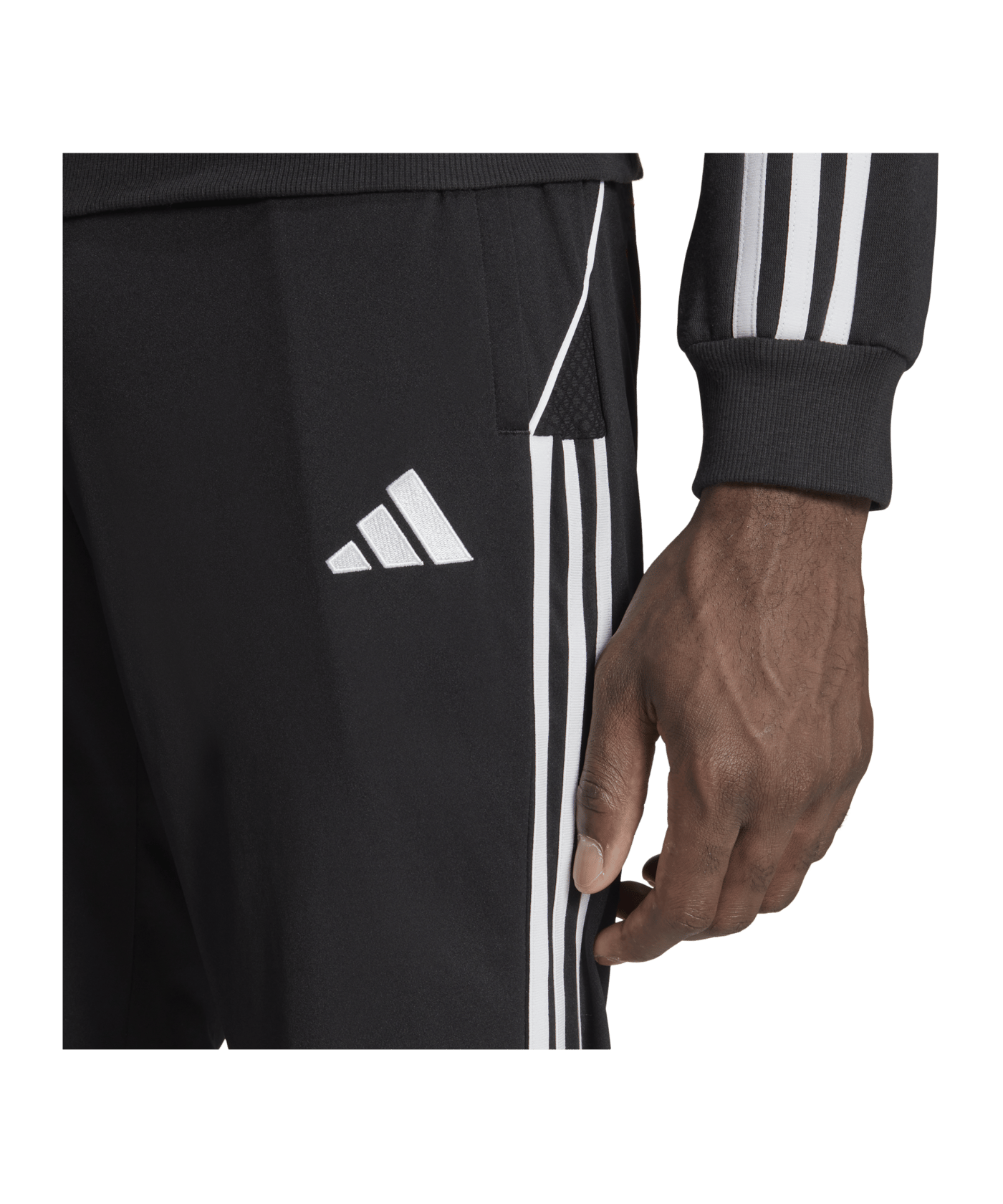 adidas Tiro 23 League 3/4 Trainingshose Schwarz - schwarz