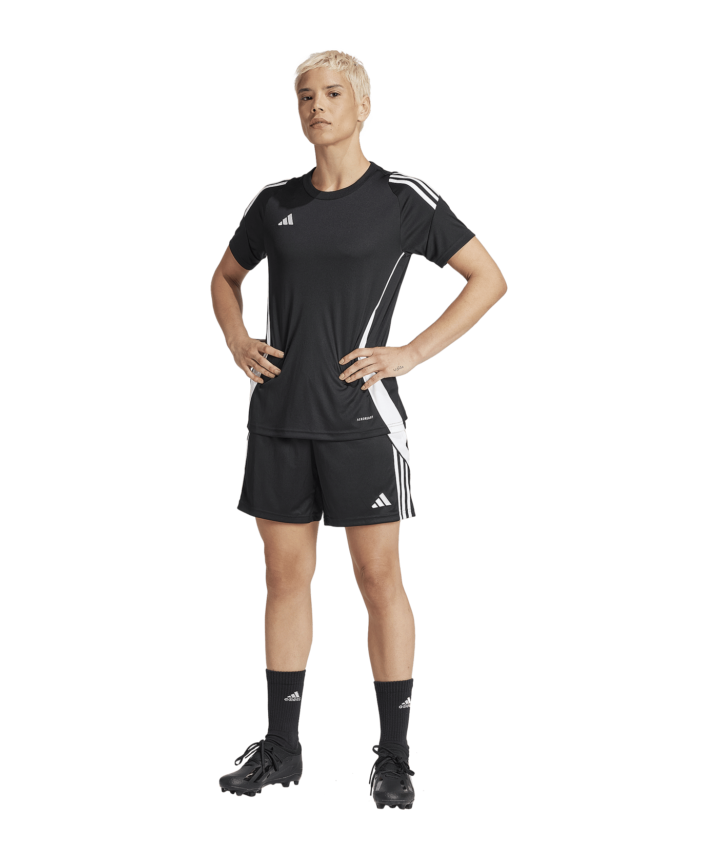 adidas Tiro 24 Training Short Damen Schwarz - schwarz