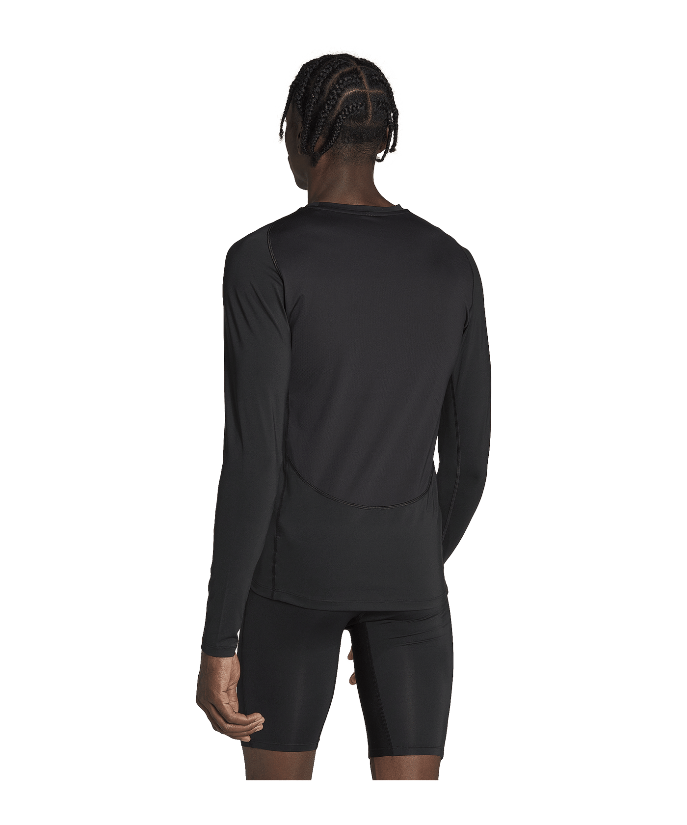 adidas Techfit Aeroready Sweatshirt Schwarz - schwarz