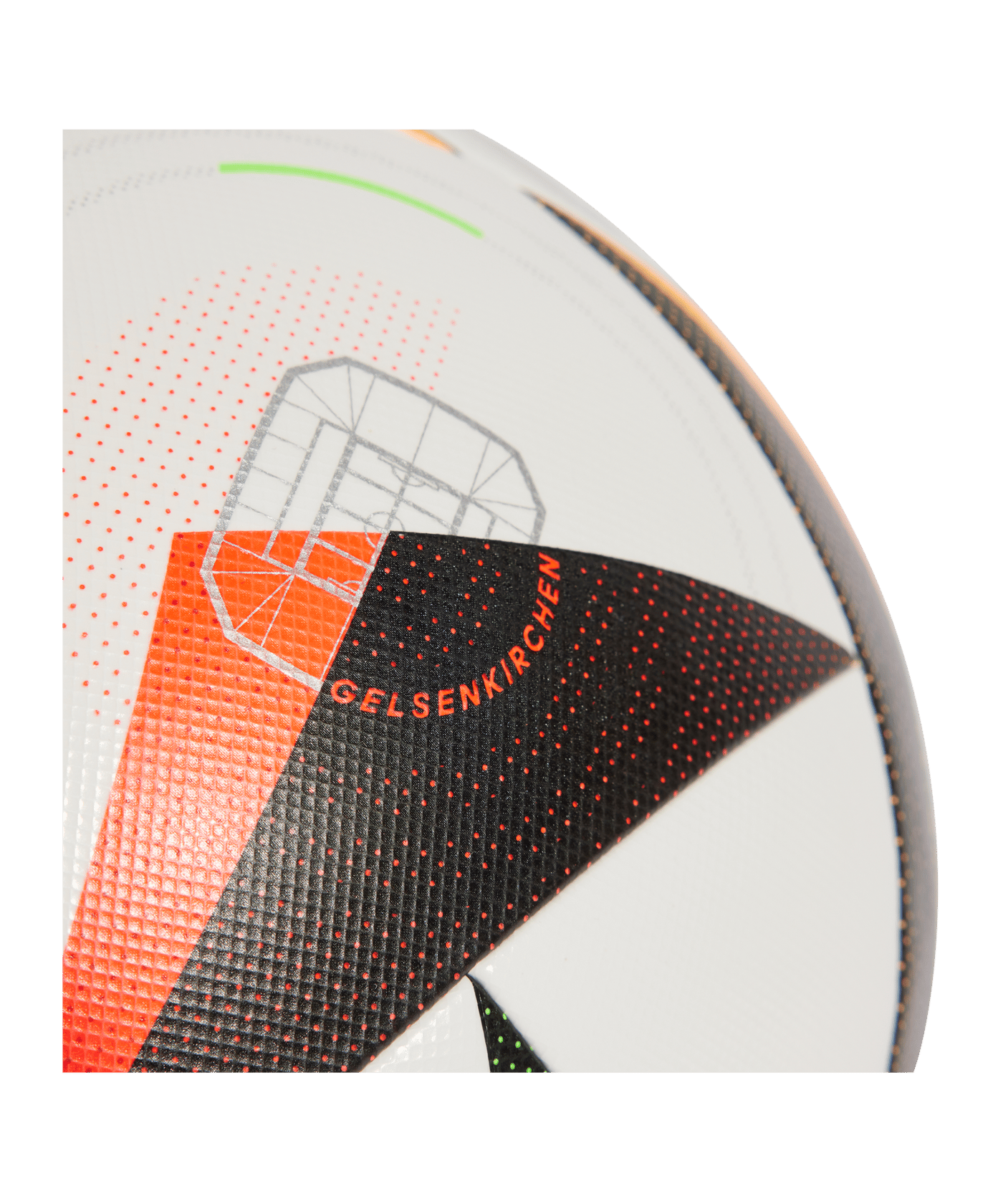 adidas Fussballliebe Competition Spielball EM 2024 Weiss Schwarz Blau - weiss