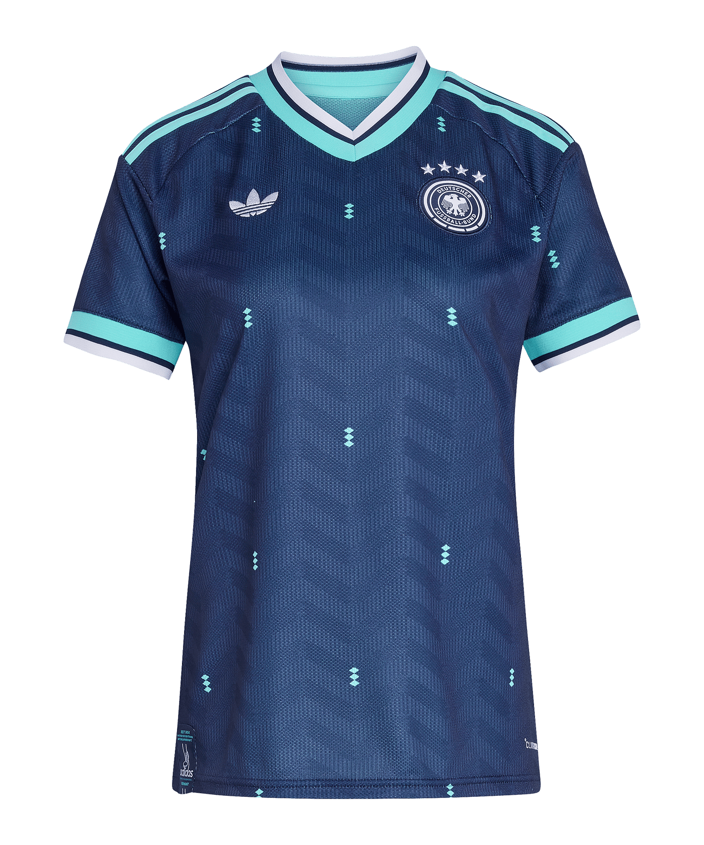 adidas DFB Deutschland Trikot Away WM 2026 Damen |  Blau - blau