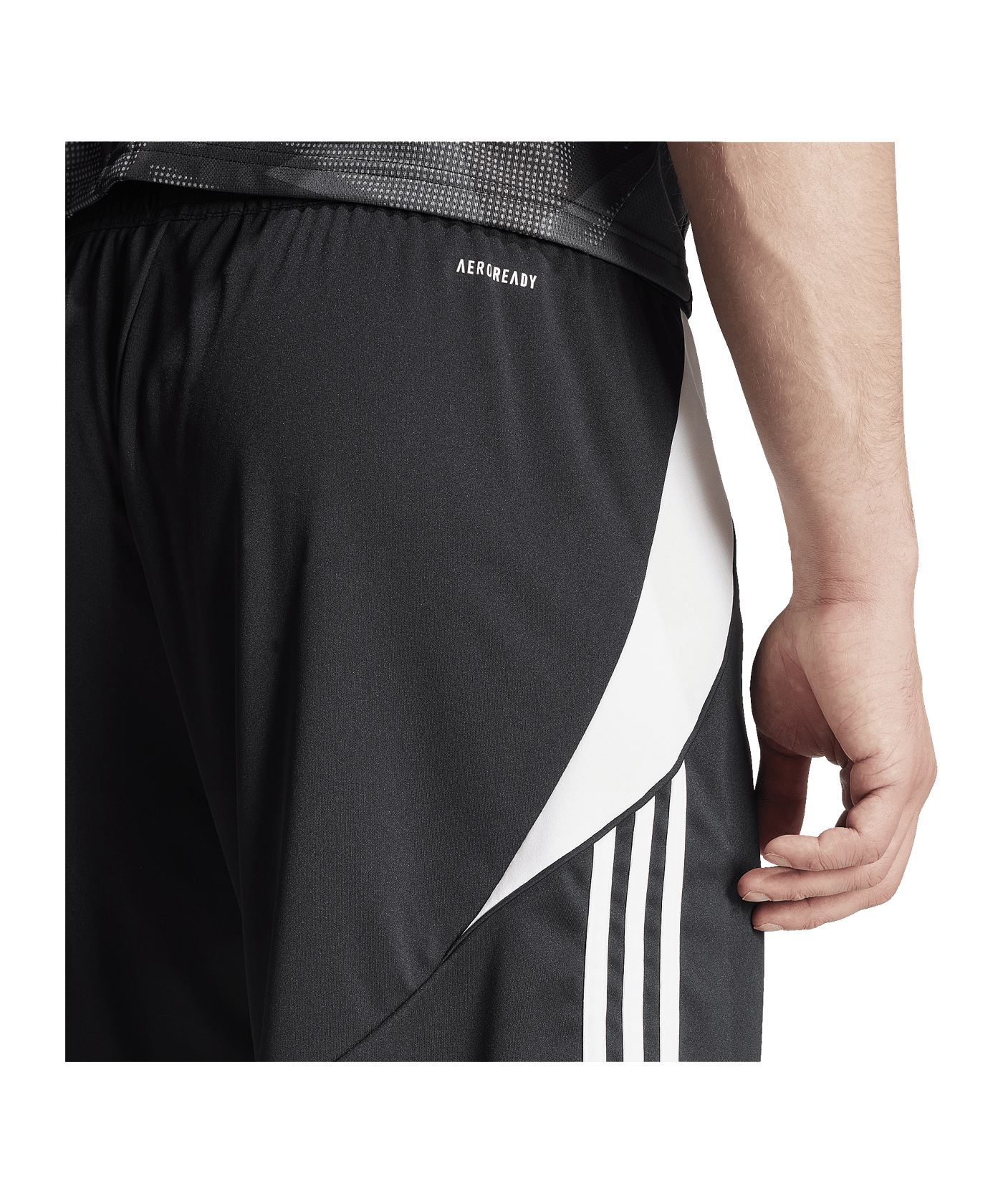 adidas Tiro 24 Short Schwarz Weiss - schwarz
