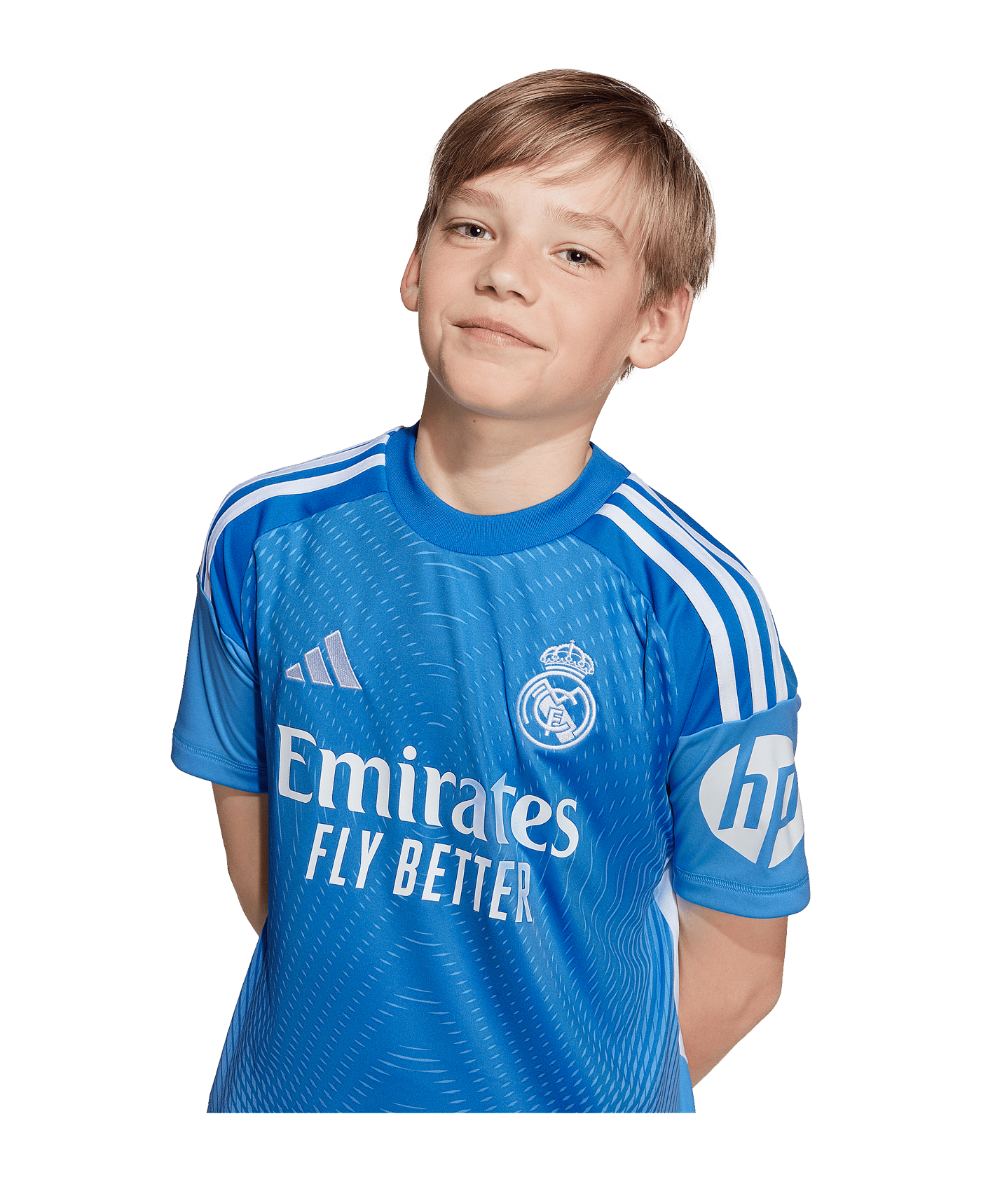 adidas Real Madrid Torwarttrikot Home 2025/2026 Kids Blau - blau