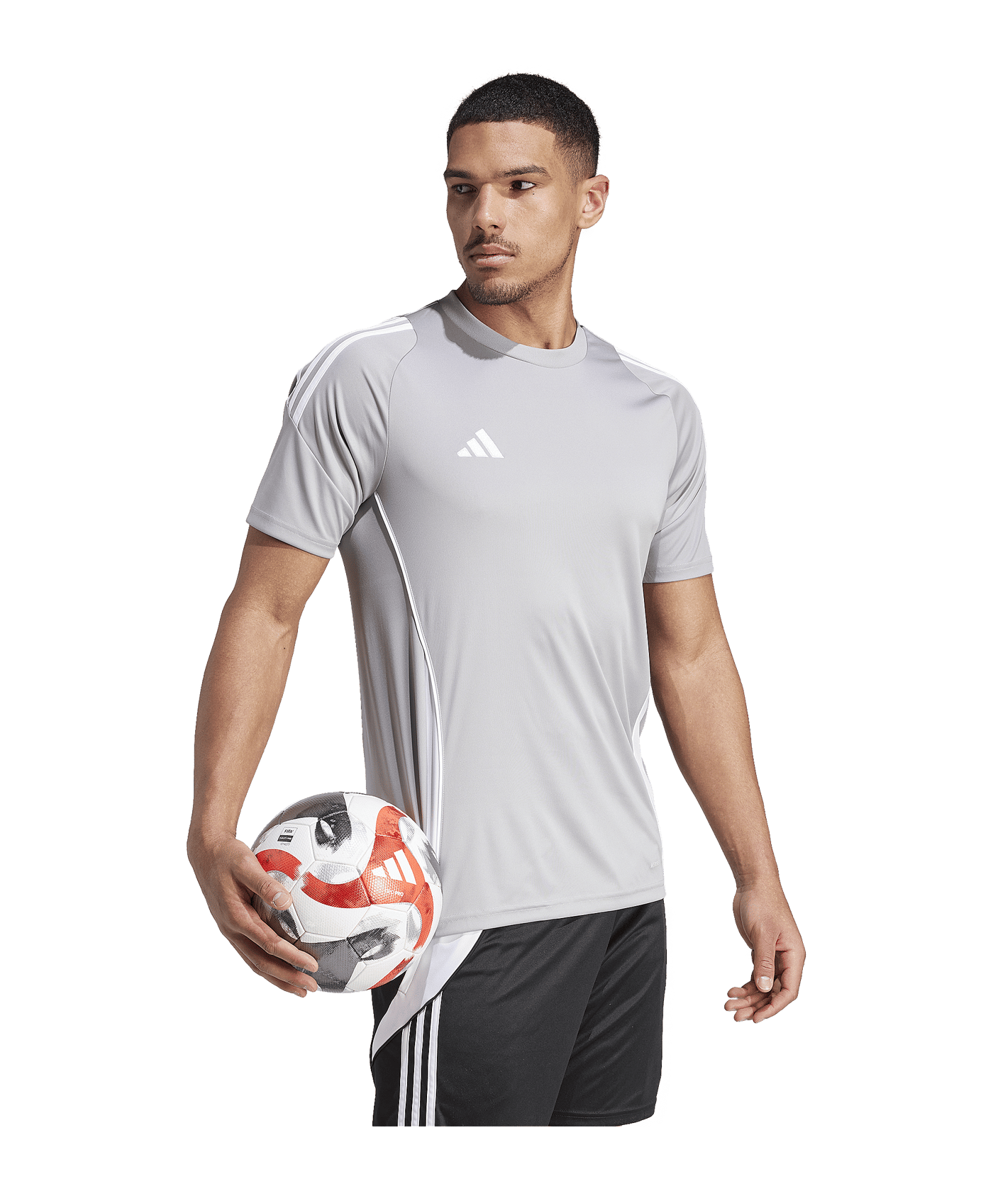 adidas Tiro 24 Trikot Grau Weiss - grau