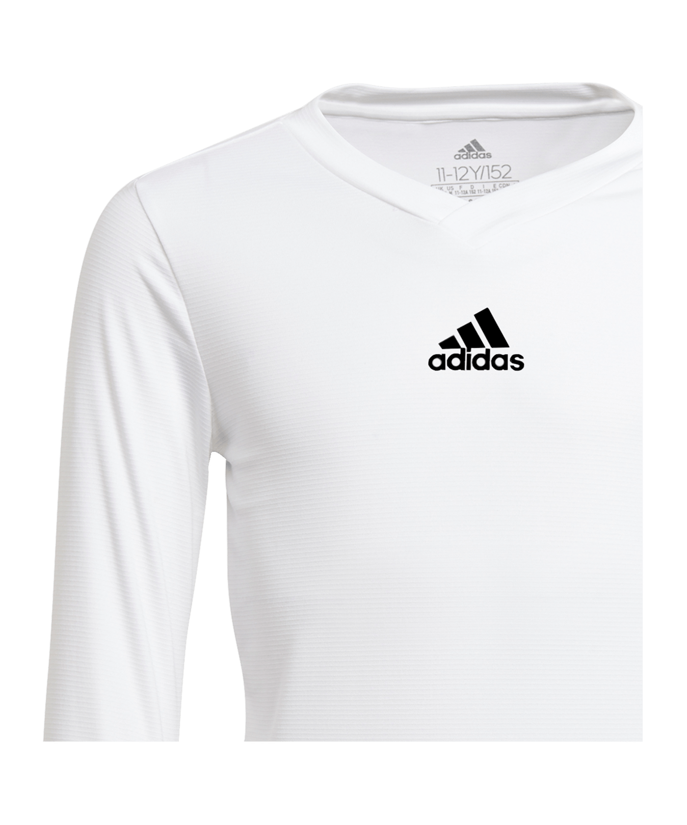 adidas Team Base Top langarm Kids Weiss - weiss