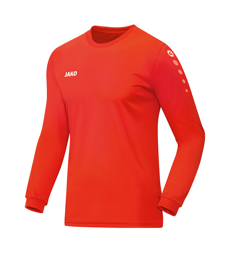 JAKO Team Trikot langarm Orange F18 - orange