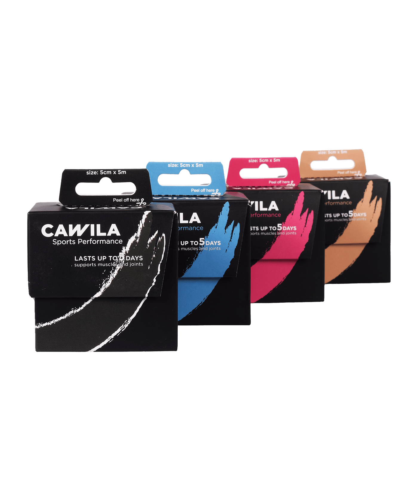 Cawila SPORTSCARE Kinesiology Tape | 5,0cm x 5m | Blau - blau