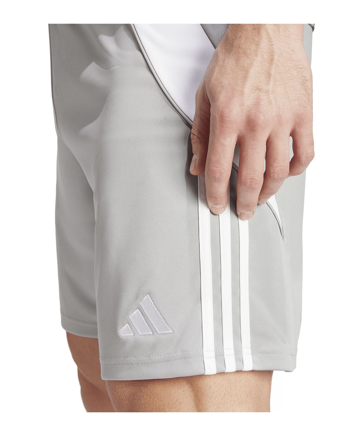 adidas Tiro 24 Short Grau Weiss - grau