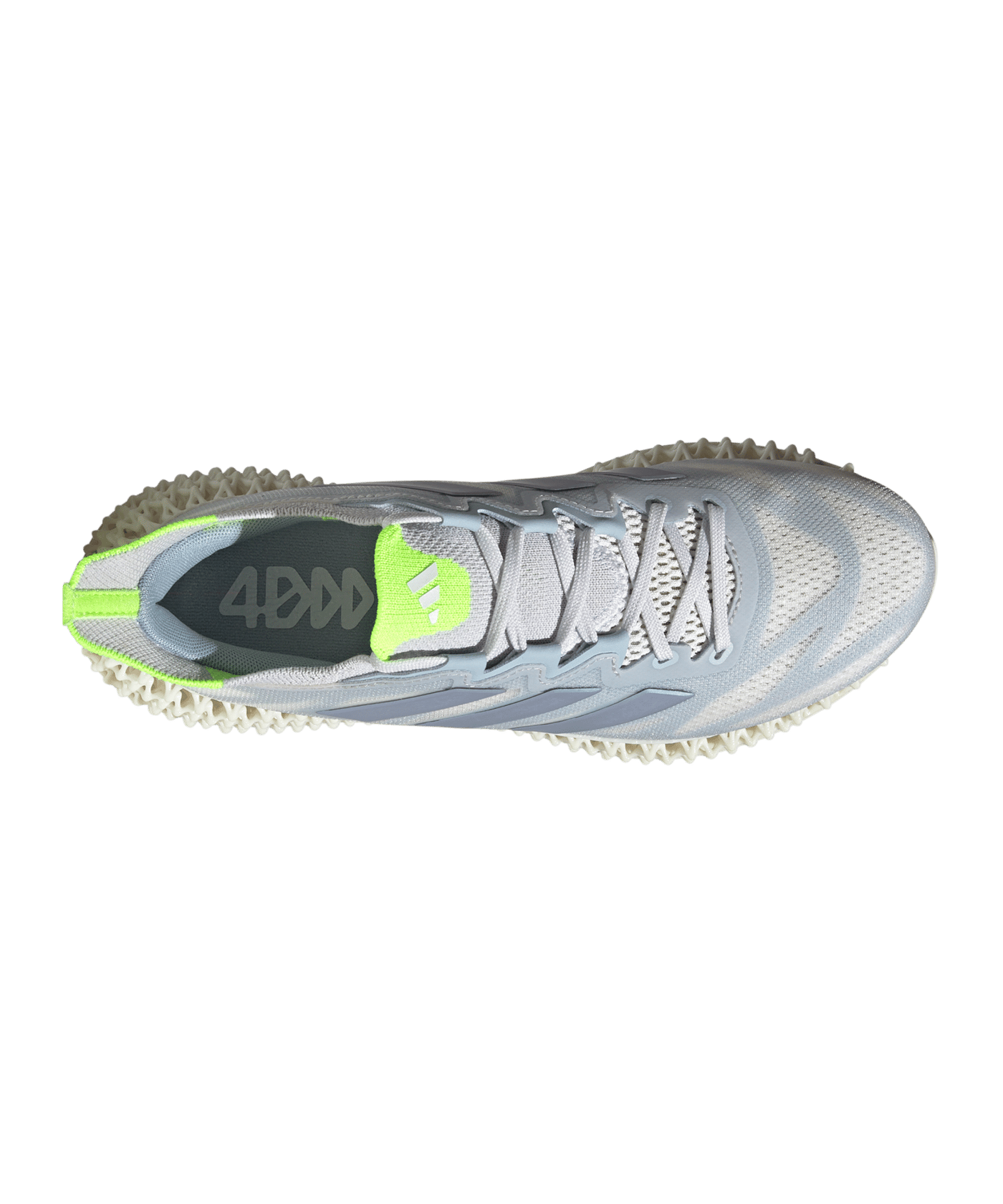 adidas 4DFWD 3 Damen Grau Lila Gelb Laufschuh - grau