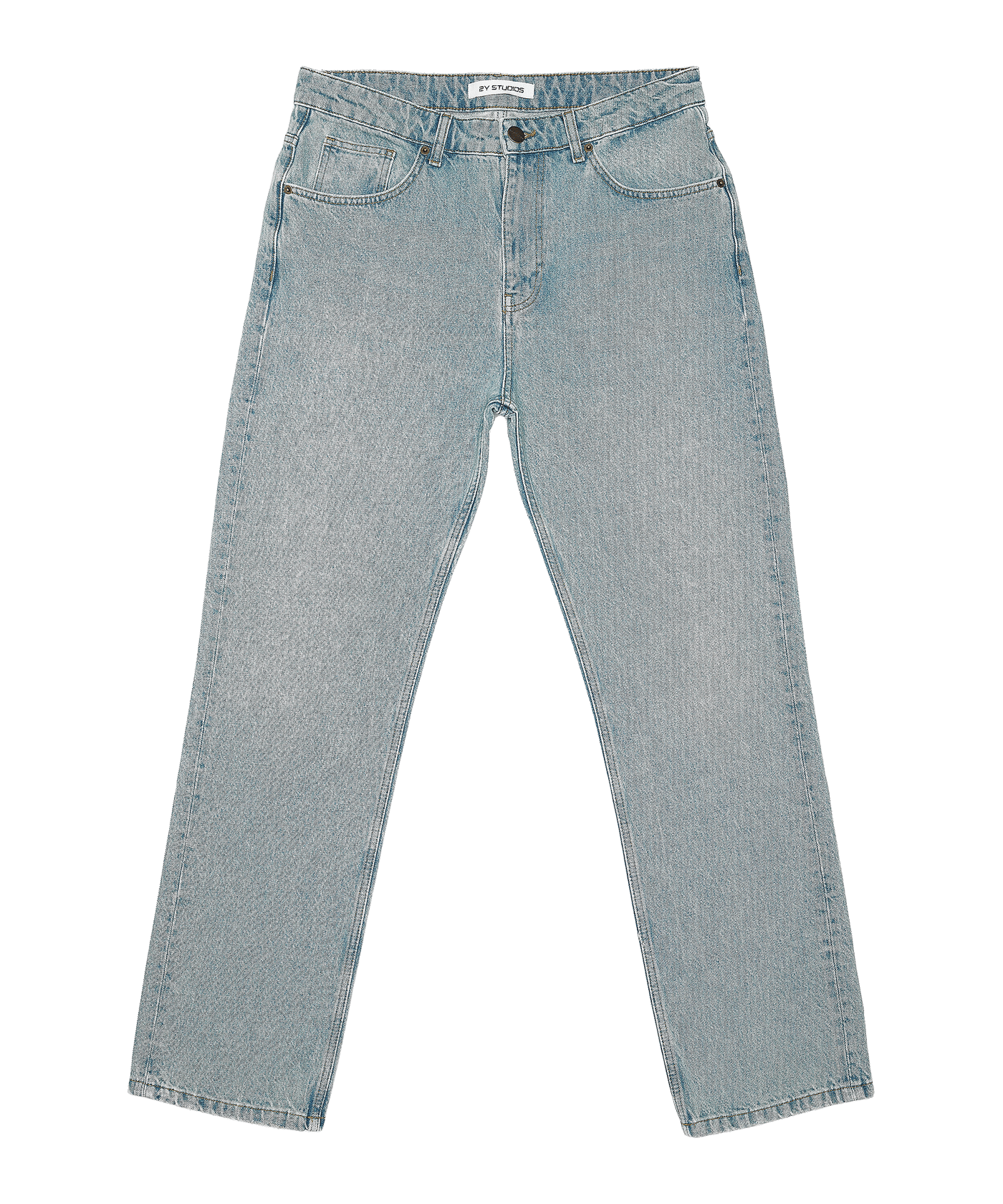 2Y Studios Gabrie Basic Straight Jeans Blau - blau