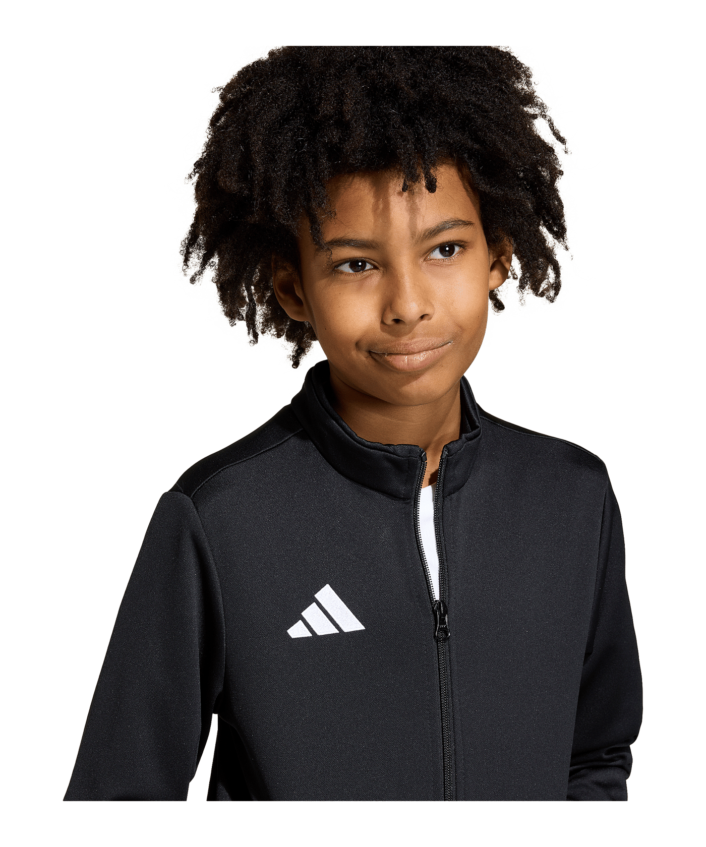 adidas Entrada 26 Trainingsjacke Kids Schwarz - schwarz