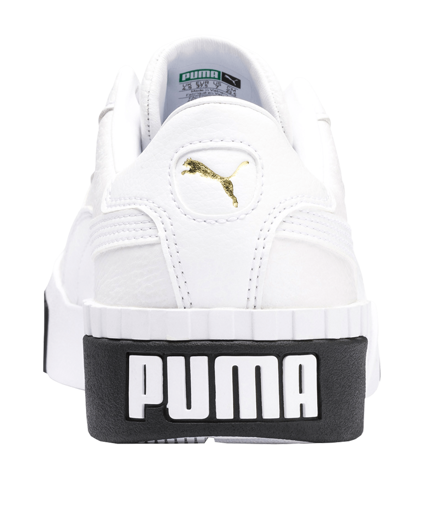 PUMA Cali Sneaker Damen Weiss Schwarz F04 - weiss