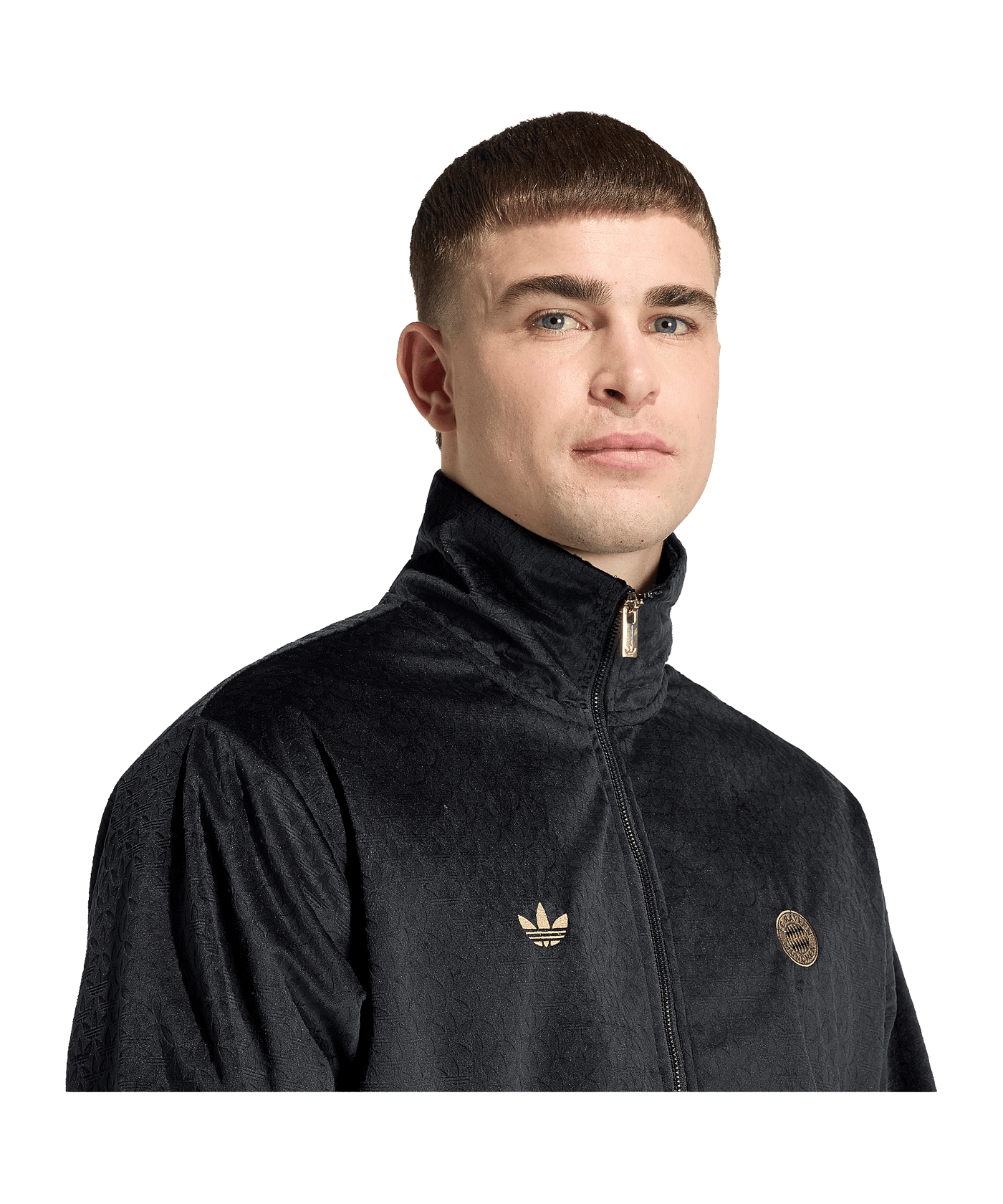 adidas FC Bayern München Track Sweatshirt Schwarz - schwarz