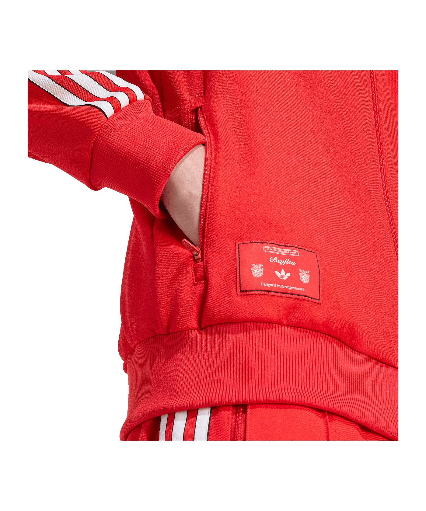 adidas Benfica Lissabon Terrace Icons Track Sweatshirt Rot - rot