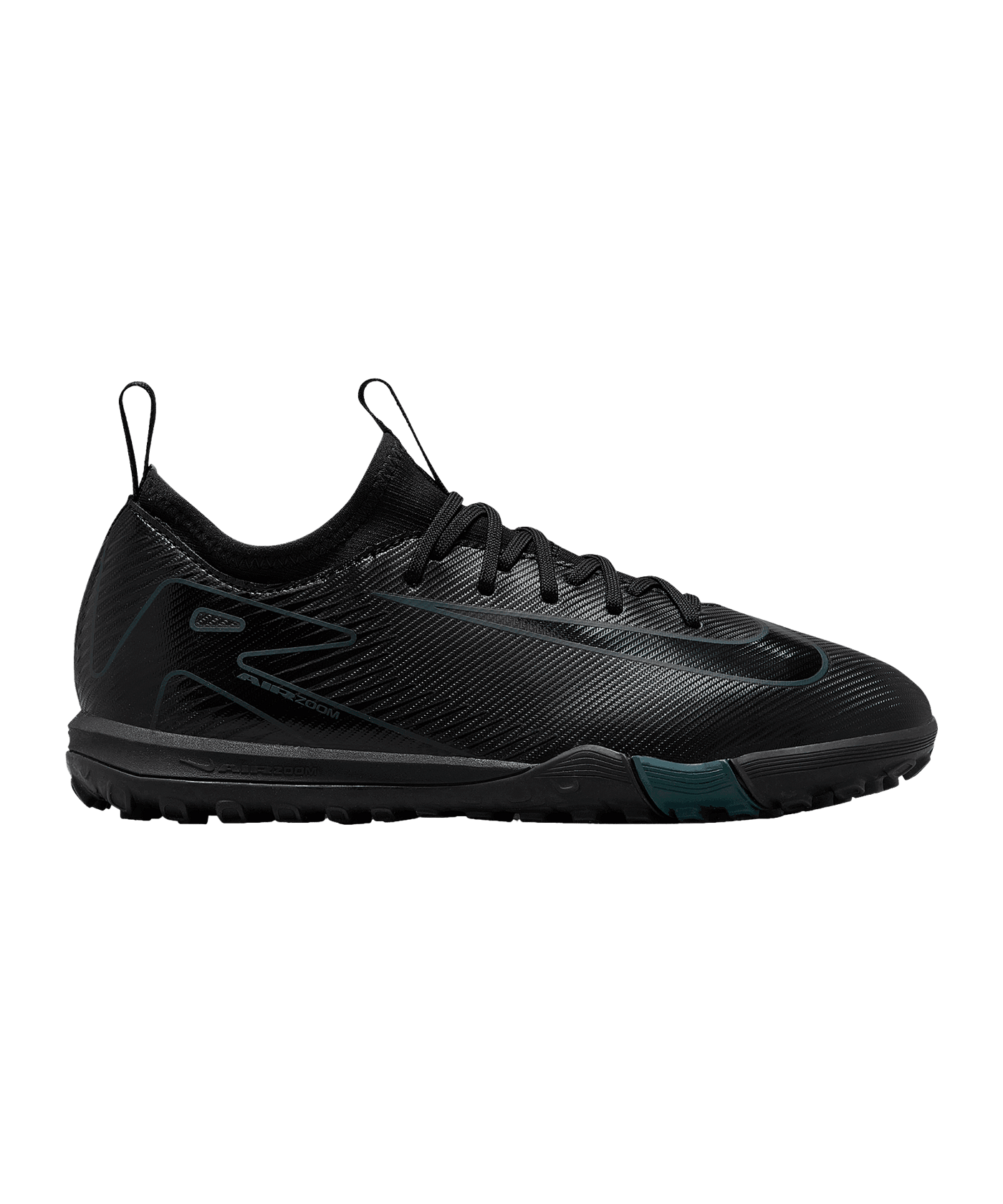 Nike Jr Air Zoom Mercurial Vapor XVI Academy IN Shadow Kids Schwarz F002 - schwarz