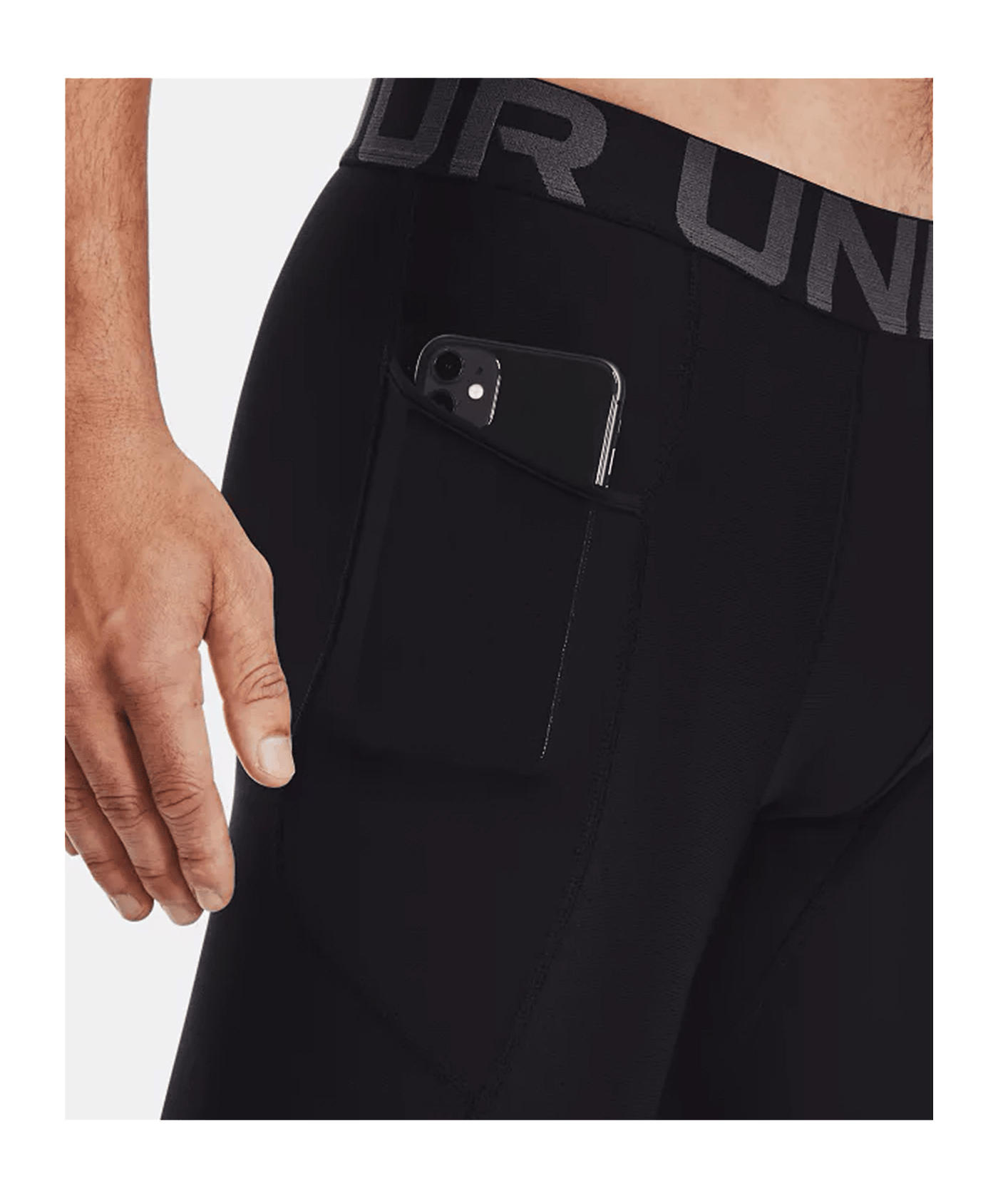 Under Armour HG Tight Schwarz F001 - schwarz